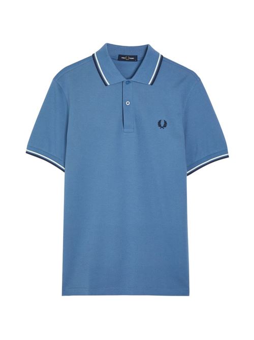 Polo uomoFred Perry M3600 manica corta avio/bianca FRED PERRY | M3600P89A